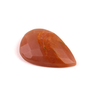 Kabošon Broušený Sunstone č.7783 (32x21x7mm)