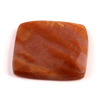 Kabošon Broušený Sunstone č.7789 (37x33x7mm)