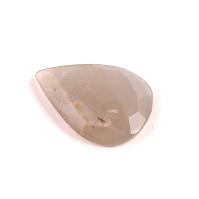 Kabošon Broušený White Moonstone č.7803 (31x22x6mm)