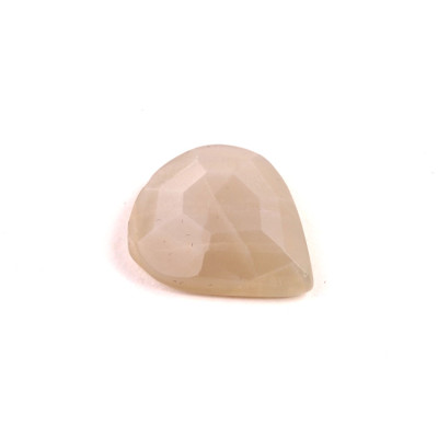 Kabošon Broušený White Moonstone č.7812 (23x20x6mm)