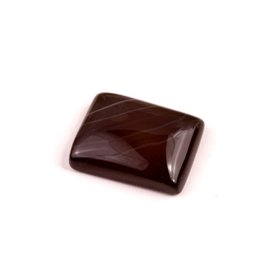 Kabošon Black Banded Agate č.7860 (21x17x6mm)