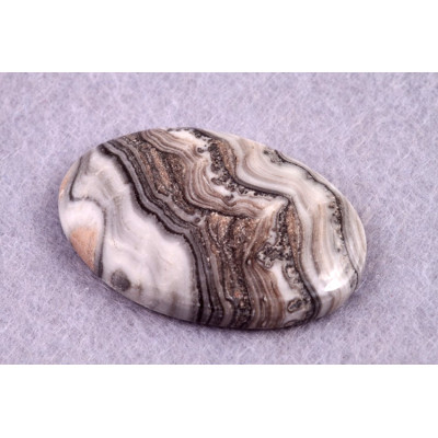 Kabošon Grey Crazy Lace č.7889 (33x22x6mm)