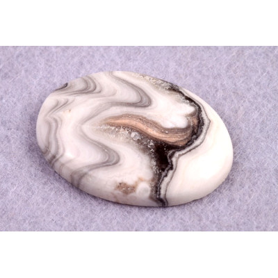 Kabošon Grey Crazy Lace č.7894 (33x23x6mm)