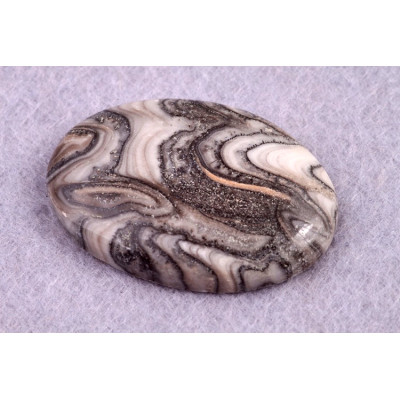 Kabošon Grey Crazy Lace č.7899 (33x23x6mm)