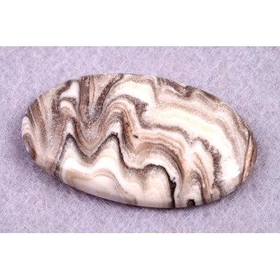 Kabošon Grey Crazy Lace č.7903 (38x23x6mm)