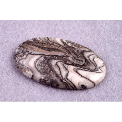 Kabošon Grey Crazy Lace č.7905 (35x20x5mm)