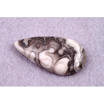 Kabošon Grey Crazy Lace č.7907 (32x17x6mm)