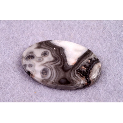 Kabošon Grey Crazy Lace č.7909 (30x20x5mm)