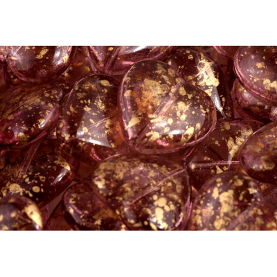 Korálky Srdíčka č.5945 (15x16mm)