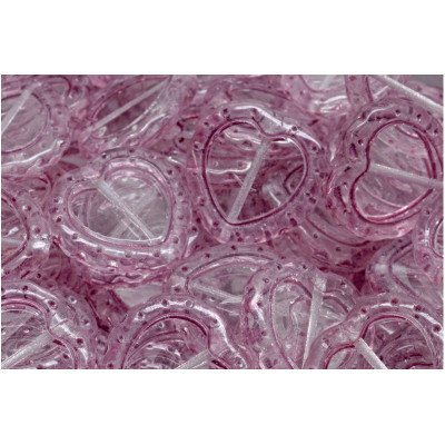 Ploškovaná srdíčka s tečkami  č. 64