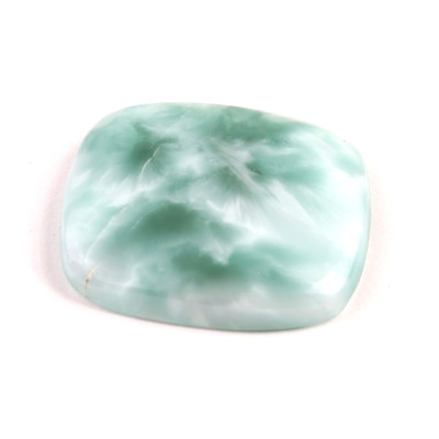 Kabošon Pectolite (zelený Larimar) č.8006 (36x29x7mm)