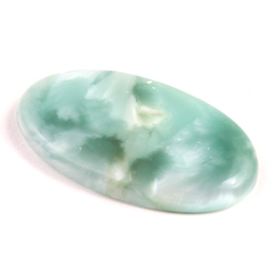 Kabošon Pectolite (zelený Larimar) č.8008 (47x25x7mm)