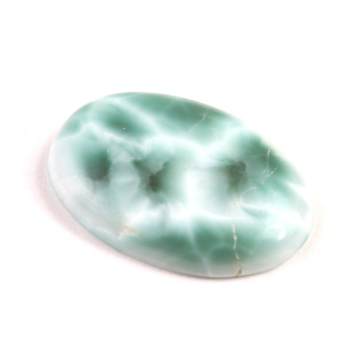 Kabošon Pectolite (zelený Larimar) č.8009 (40x27x8mm)