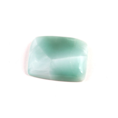 Kabošon Pectolite (zelený Larimar) č.8016 (25x20x7mm)
