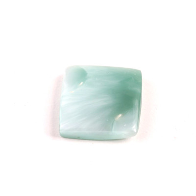 Kabošon Pectolite (zelený Larimar) č.8017 (21x21x6mm)