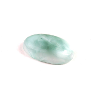 Kabošon Pectolite (zelený Larimar) č.8023 (28x15x7mm)