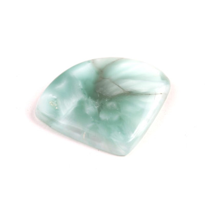 Kabošon Pectolite (zelený Larimar) č.8024 (29x34x6mm)
