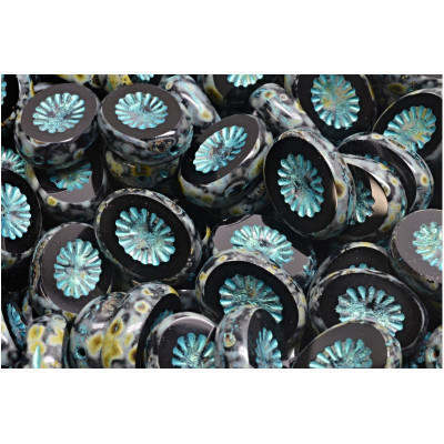 Ploškované Oválky Kiwi (14x10mm) č. 67