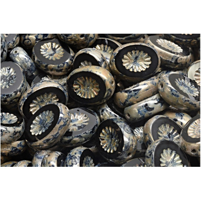 Ploškované Oválky Kiwi (14x10mm) č. 69