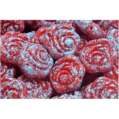 Korálky Růže č.6010 (18x18mm)