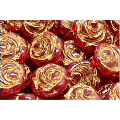 Korálky Růže č.6013 (18x18mm)