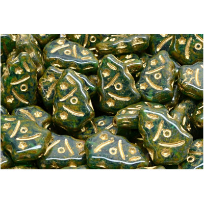 Korálky Vánoční stromeček 6036 (17x12 mm)