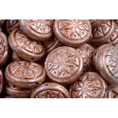 Korálky Čočka s origami 6041 (13mm)