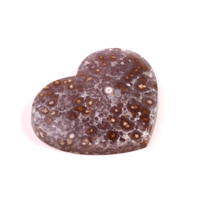 Kabošon srdce Hroznový Achát  č.8068 (35x43x7mm)