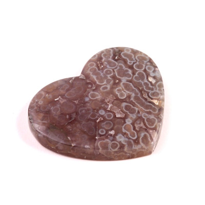 Kabošon srdce Hroznový Achát  č.8070 (36x43x7mm)