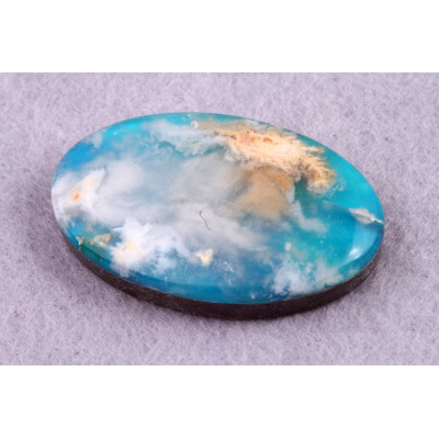 Kabošon Feather Opal č.8091 (37x24x7mm)