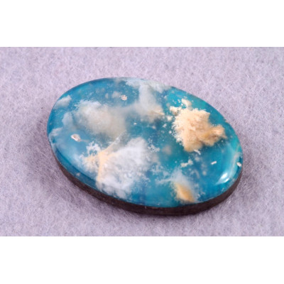 Kabošon Feather Opal č.8102 (35x23x8mm)