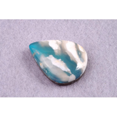 Kabošon Feather Opal č.8103 (26x19x7mm)