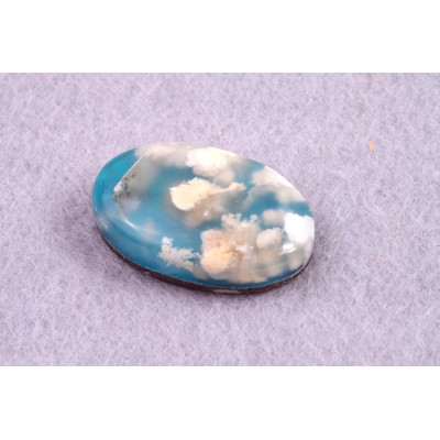 Kabošon Feather Opal č.8109 (25x16x7mm)