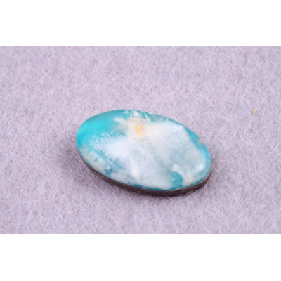 Kabošon Feather Opal č.8110 (24x14x7mm)