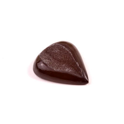 Kabošon Black Agate Druzy č.8151 (33x27x8mm)