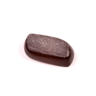 Kabošon Black Agate Druzy č.8158 (36x19x9mm)