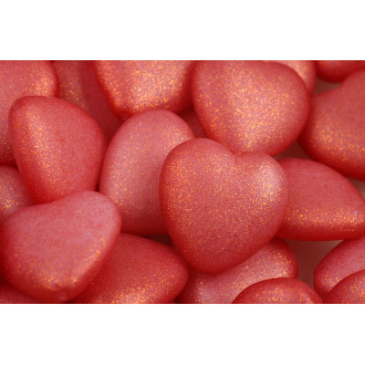 Korálky srdíčka č.6156 (15x16mm)