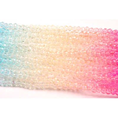 Korálky broušené rondelky 6184 (3x2.5mm)