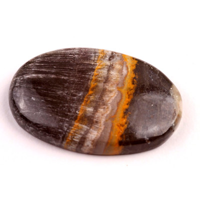 Kabošon Bumblebee Jasper č.1501 (39x25x6mm)