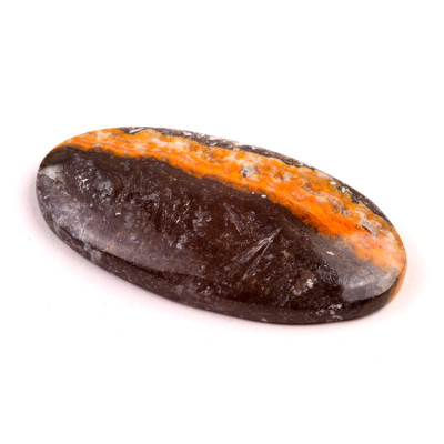 Kabošon Bumblebee Jasper č.1519 (43x21x5mm)