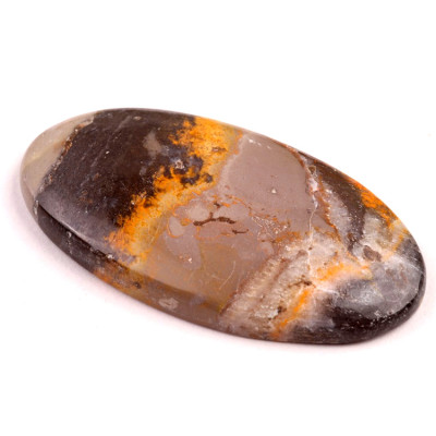 Kabošon Bumblebee Jasper č.1970 (50x25x6mm)