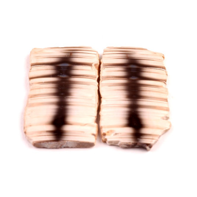 Exkluzivní párové kabošony Sumatra Achát č.P786 (32x18x4mm)