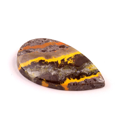 Kabošon Bumblebee Jasper č.5471 (36x20x5mm)
