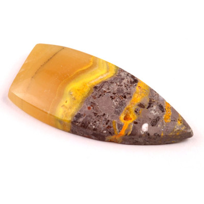 Kabošon Bumblebee Jasper č.5473 (44x20x6mm)
