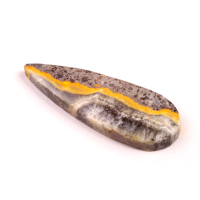 Kabošon Bumblebee Jasper č.5482 (41x15x5mm)