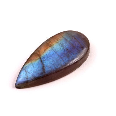 Kabošon Blue Labradorit č.4583 (37x17x6mm)