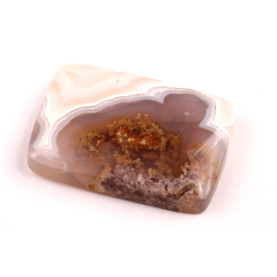 Exkluzivní kabošon Mechový Achát č.8377 (32x22x7mm)