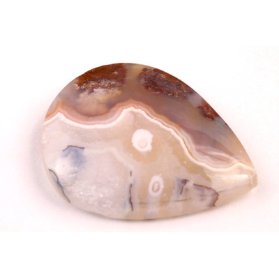 Exkluzivní kabošon Mechový Achát č.8385 (37x29x8mm)