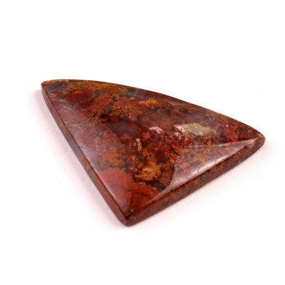 Exkluzivní kabošon Mechový Achát č.8387 (38x25x5mm)