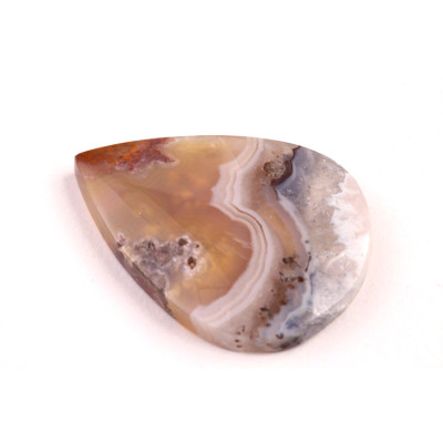 Exkluzivní kabošon Mechový Achát č.8389 (33x24x5mm)